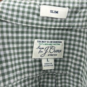 Men’s secret wash shirting 98% organic cotton. Jay crew stretch large